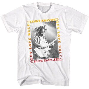 Lenny Kravitz Let Love Rule Border Rock Music Album Retro Fan Graphic T-Shirt 79